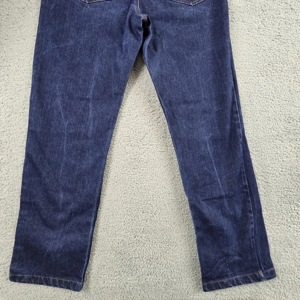 Rasco Mens 38X34 FR Flame Resistant Work Blue Jeans Dark‎ Wash - Picture 14 of 16